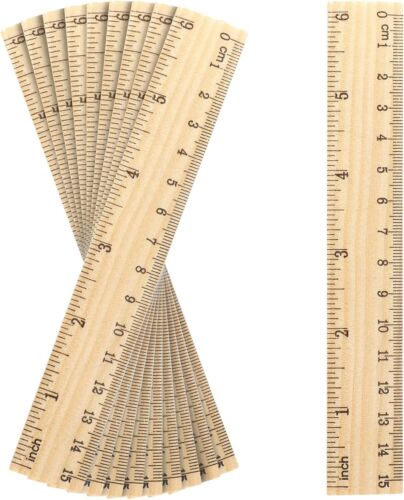 15cm Wooden Ruler