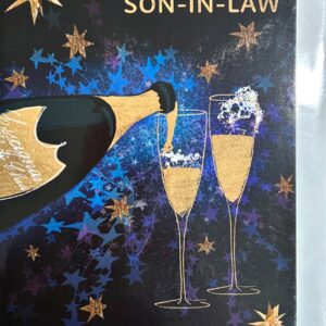 Happy Anniversary Son & Son-In-Law (Anniversary Greeting Card)