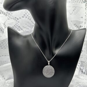 Round UV Resin Necklace - 18 inch or 20 inch